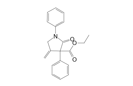 Ethyl 4-methylene-2-oxo-1,3-diphenylpyrrolidine-3-carboxylate