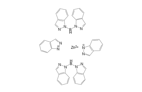 Zinc(II) bis[di(indazol-1-yl)borane indazol-1-ide]