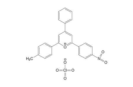 2-(p-nitrophenyl)-4-phenyl-6-p-tolylpyrylium perchlorate