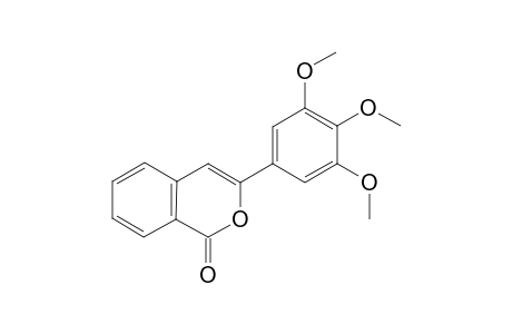 3-(3,4,5-trimethoxyphenyl)-2-benzopyran-1-one