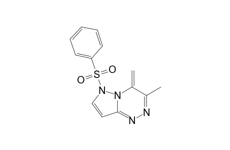Pyrazolo[5,1-c]-as-triazine, 4,6-dihydro-3-methyl-4-methylene-6-(phenylsulfonyl)-