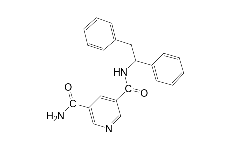 N-(1,2-Diphenylethyl)-3,5-pyridinedicarboxamide