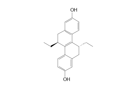 5,11-trans-Diethyl-5,6,11,12-Tetrahydrochrysene-2,8-diol