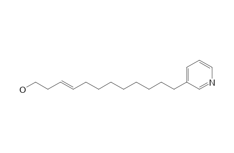 (E)-12-(3-pyridinyl)-3-dodecen-1-ol