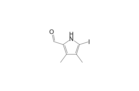 5-iodanyl-3,4-dimethyl-1H-pyrrole-2-carbaldehyde