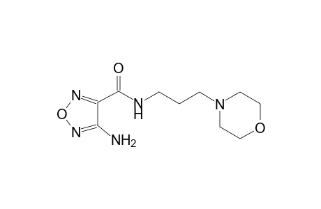 4-Amino-furazan-3-carboxylic acid (3-morpholin-4-yl-propyl)-amide