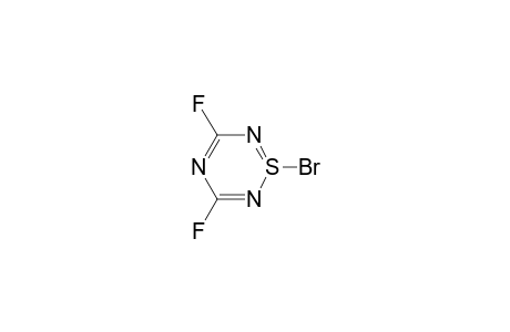 1-Bromo-3,5-difluoro-1.lambda.(4),2,4,6-thiatriazine