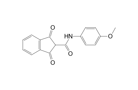 1,3-Dioxo-N-(p-methoxyphenyl)-2-indancarboxamide