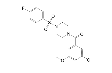 piperazine, 1-(3,5-dimethoxybenzoyl)-4-[(4-fluorophenyl)sulfonyl]-