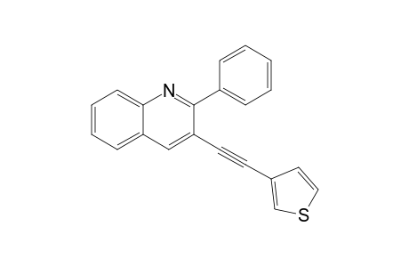 2-Phenyl-3-(thiophen-3-ylethynyl)quinoline