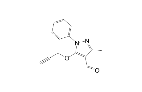 3-METHYL-1-PHENYL-5-(PROP-2-YNYLOXY)-PYRAZOLE-4-CARBALDEHYDE