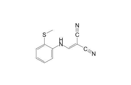 {[o-(Methylthio)anilino]methylene}malononitrile