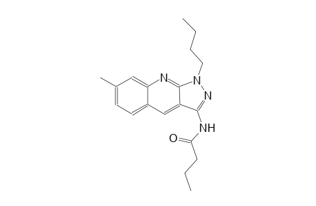 N-(1-butyl-7-methyl-1H-pyrazolo[3,4-b]quinolin-3-yl)butanamide