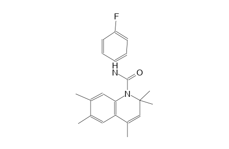 N-(4-fluorophenyl)-2,2,4,6,7-pentamethyl-1(2H)-quinolinecarboxamide