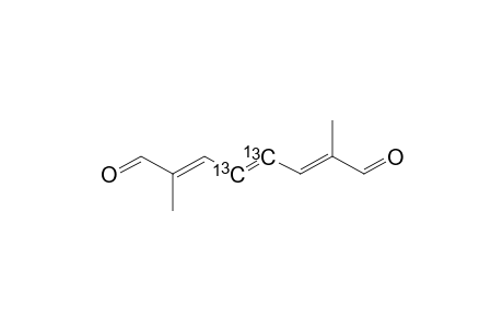 (4,5-(C-13))-2,7-DIMETHYLOCTA-2,4,6-TRIENE-1,8-DIAL