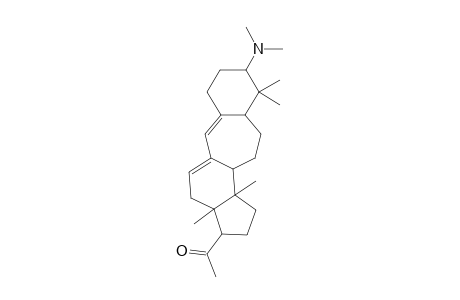 B(9A)-HOMO-19-NORPREGNA-9(11),9A-DIEN-20-ONE, 3-(DIMETHYLAMINO)-4,4,14-TRIMETHYL-, (3beta,5alpha)-