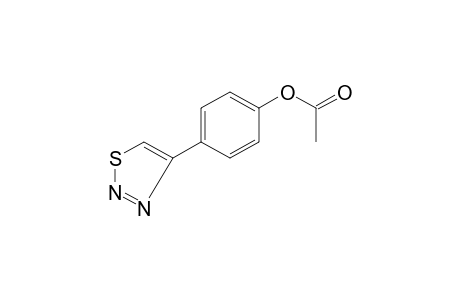 p-(1,2,3-thiadiazol-4-yl)phenol, acetate