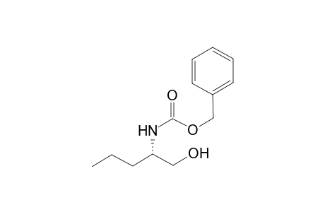 (phenylmethyl) N-[(2S)-1-oxidanylpentan-2-yl]carbamate