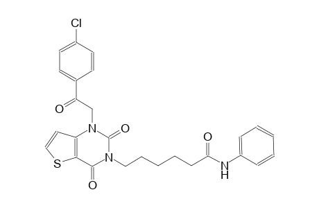 6-(1-[2-(4-chlorophenyl)-2-oxoethyl]-2,4-dioxo-1,4-dihydrothieno[3,2-d]pyrimidin-3(2H)-yl)-N-phenylhexanamide