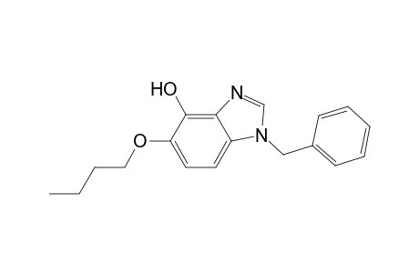 1H-Benzimidazol-4-ol, 5-butoxy-1-(phenylmethyl)-