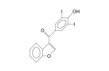 1-benzofuran-3-yl-(4-hydroxy-3,5-diiodophenyl)methanone