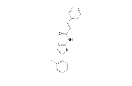 (2E)-N-[5-(2,4-Dimethylphenyl)-1,3-thiazol-2-yl]-3-phenyl-2-propenamide