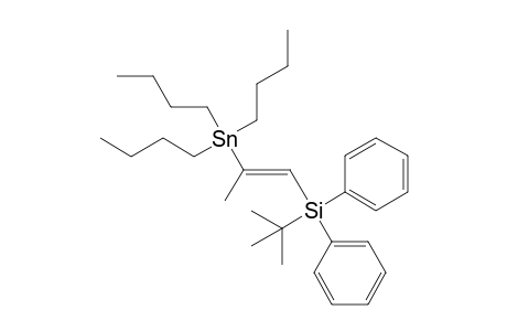 (E)-1-(tert-Butyldiphenylsilyl)-2-(tributylstannyl)prop-1-ene
