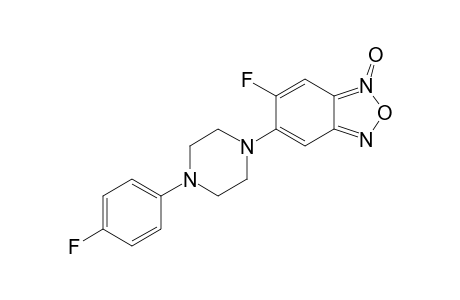 6-Fluorobenzofuroxane, 5-[4-(4-fluorophenyl)piperazin-1-yl]-