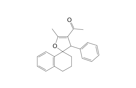 4-Acetyl-5-methyl-3-phenylspiro[furan-2(3H)-,1'-(1',2',3',4'-tetrahydronaphthalene)]