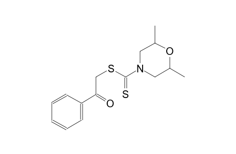 4-morpholinecarbodithioic acid, 2,6-dimethyl-, 2-oxo-2-phenylethyl ester