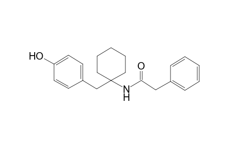 Acetamide, 2-phenyl-N-[1-(4-hydroxybenzyl)-1-cyclohexyl)-