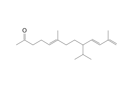 (E,E)-6,12-Dimethyl-9-isopropyl-trideca-5,10,12-tien-2-one