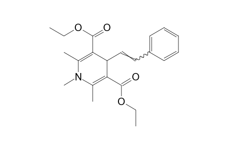trans-1,4--dihydro-4-styryl-1,2,6-trimethyl-3,5-pyridinedicarboxylic acid, diethyl ester