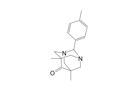 5,7-Dimethyl-2-(4-methylphenyl)-1,3-diazatricyclo[3.3.1.1~3,7~]decan-6-one