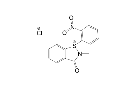 2,3-DIHYDRO-1-(2-NITROPHENYL)-2-METHYL-3-OXO-1,2-BENZISOTHIAZOL_1-IUM_CHLORIDE