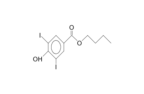 3,5-Diiodo-4-hydroxy-benzoic acid, butyl ester