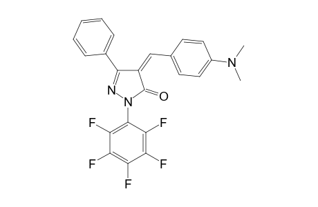 4-(4-Dimethylaminobenzylidene)-1-pentafluorophenyl-3-phenyl-2-pyrazolin-5-one