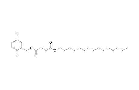 Succinic acid, 2,5-difluorobenzyl pentadecyl ester