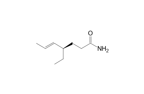 (4R)-4-Ethyl-5-heptenamide