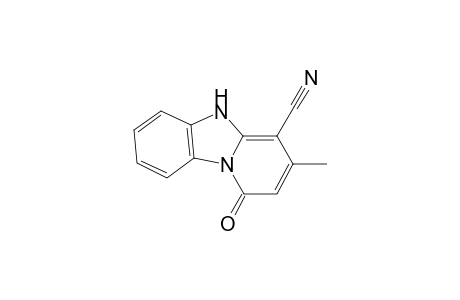 3-Methyl-1-oxo-1,5-dihydropyrido[1,2-a]benzimidazole-4-carbonitrile