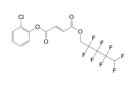 Fumaric acid, 2-chlorophenyl 2,2,3,3,4,4,5,5-octafluoropentyl ester