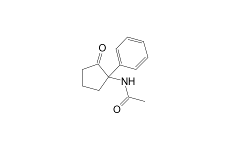 N-(2-oxo-1-phenyl-cyclopentyl)acetamide