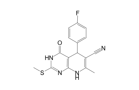 6-CYANO-5-(4-FLUOROPHENYL)-3,7-DIMETHYL-2-METHYLSULFANYL-5,8-DIHYDROPYRIDO-[2,3-D]-PYRIMIDIN-4(3H)-ONE