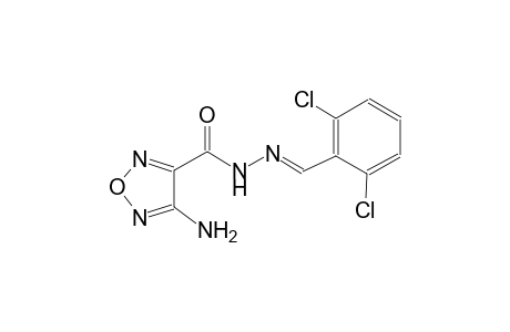 4-Amino-N'-[(E)-(2,6-dichlorophenyl)methylidene]-1,2,5-oxadiazole-3-carbohydrazide