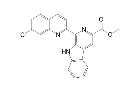 Methyl 6-(7-chloroquinolin-2-yl)pyridino[4,5-b]indole-8-carboxylate
