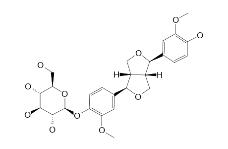 PINORESINOL-4'-O-BETA-D-GLUCOPYRANOSIDE