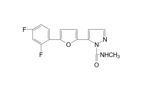 5-[5-(2,4-difluorophenyl)-2-furyl]-N-methylpyrazole-1-carboxamide