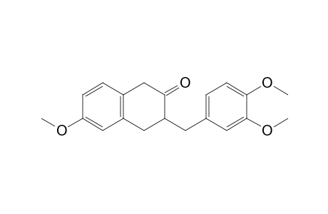 3-(3',4'-Dimethoxybenzyl)-6-methoxy-2-tetralone