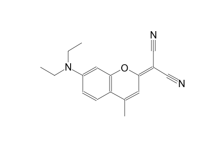 2-[7-(diethylamino)-4-methyl-2H-chromen-2-ylidene]malononitrile