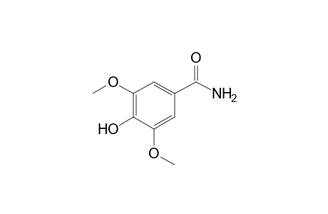 3,5-dimethoxy-4-hydroxybenzamide